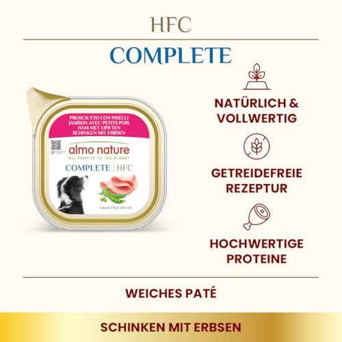 Almo Nature HFC Complete Hundenassfutter Schinken 17x85g