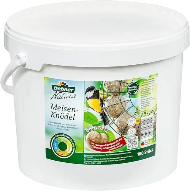 Dehner Natura Meisenknödel o. Netz Nuss 100x90g