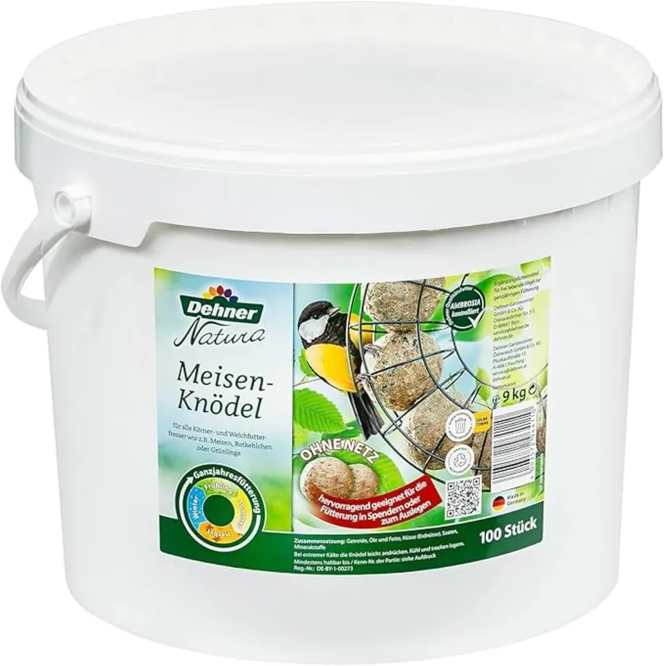 Dehner Natura Meisenknödel o. Netz Nuss 100x90g