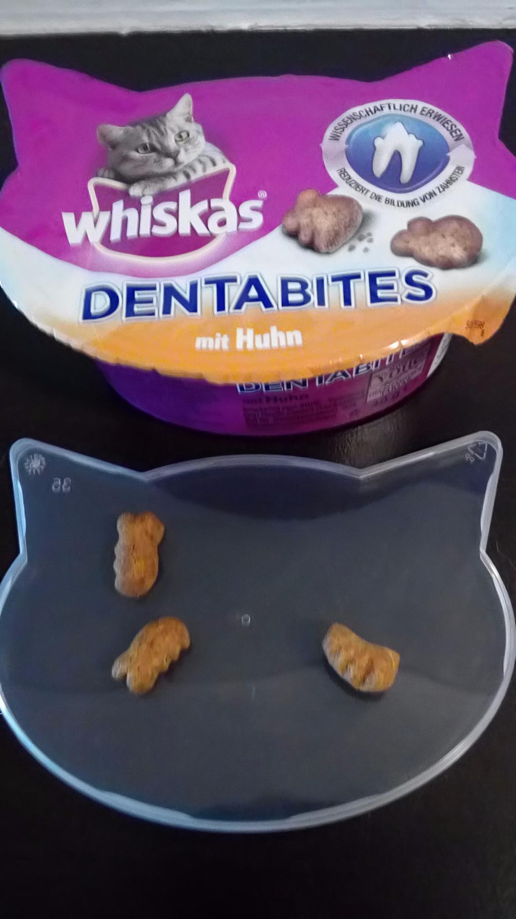 Whiskas Dentabites Katzensnack Huhn 8x40g Zahnpflege