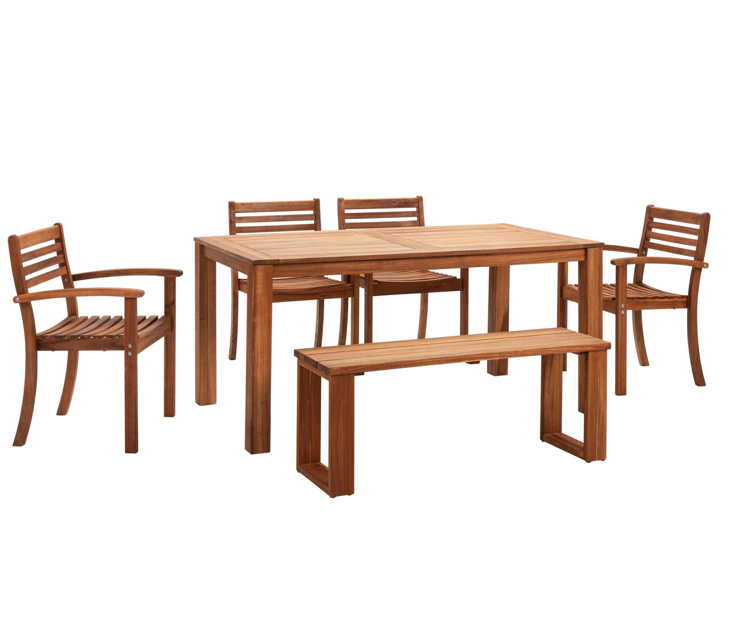 Dehner Macao Gartentisch braun 160 x 90 cm