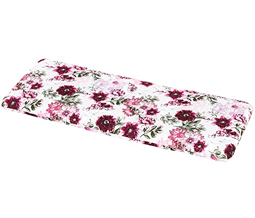 Dehner Solin Bankauflage 120x45 pink-weiß floral