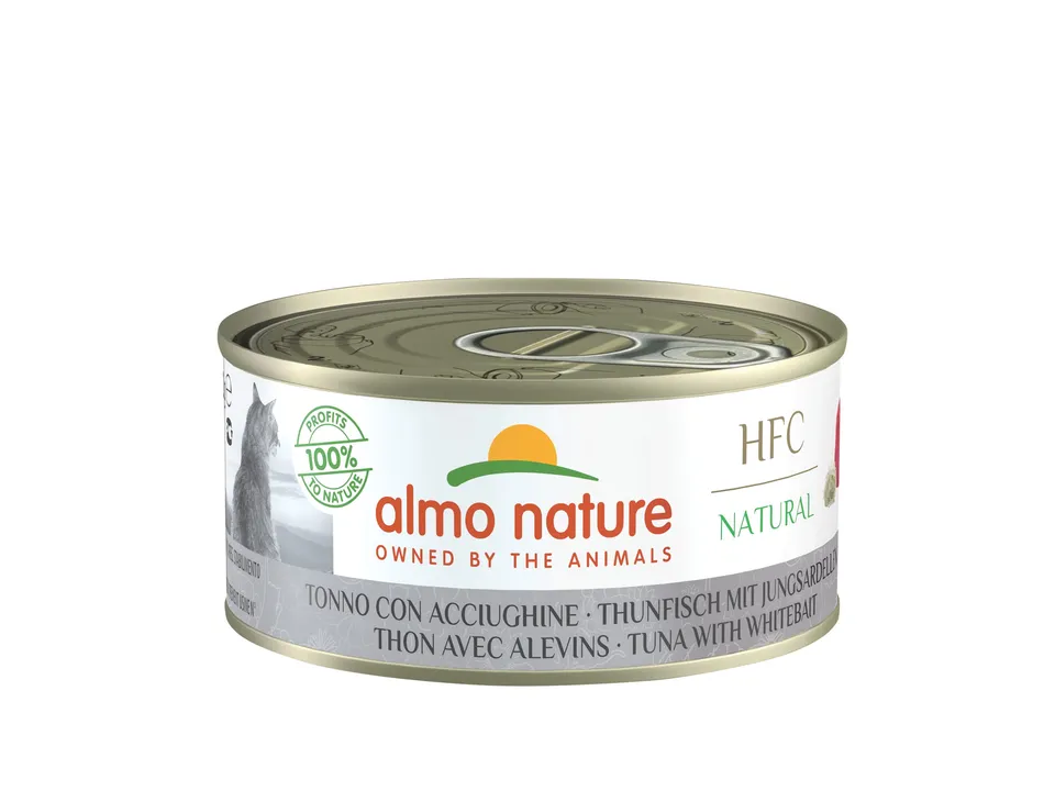 Almo Nature HFC Natural Nassfutter Thunfisch Sardellen 150g 24er