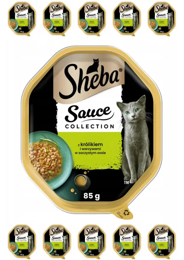 Sheba Sauce Collection Kaninchen Nassfutter 11x85g Gemüse