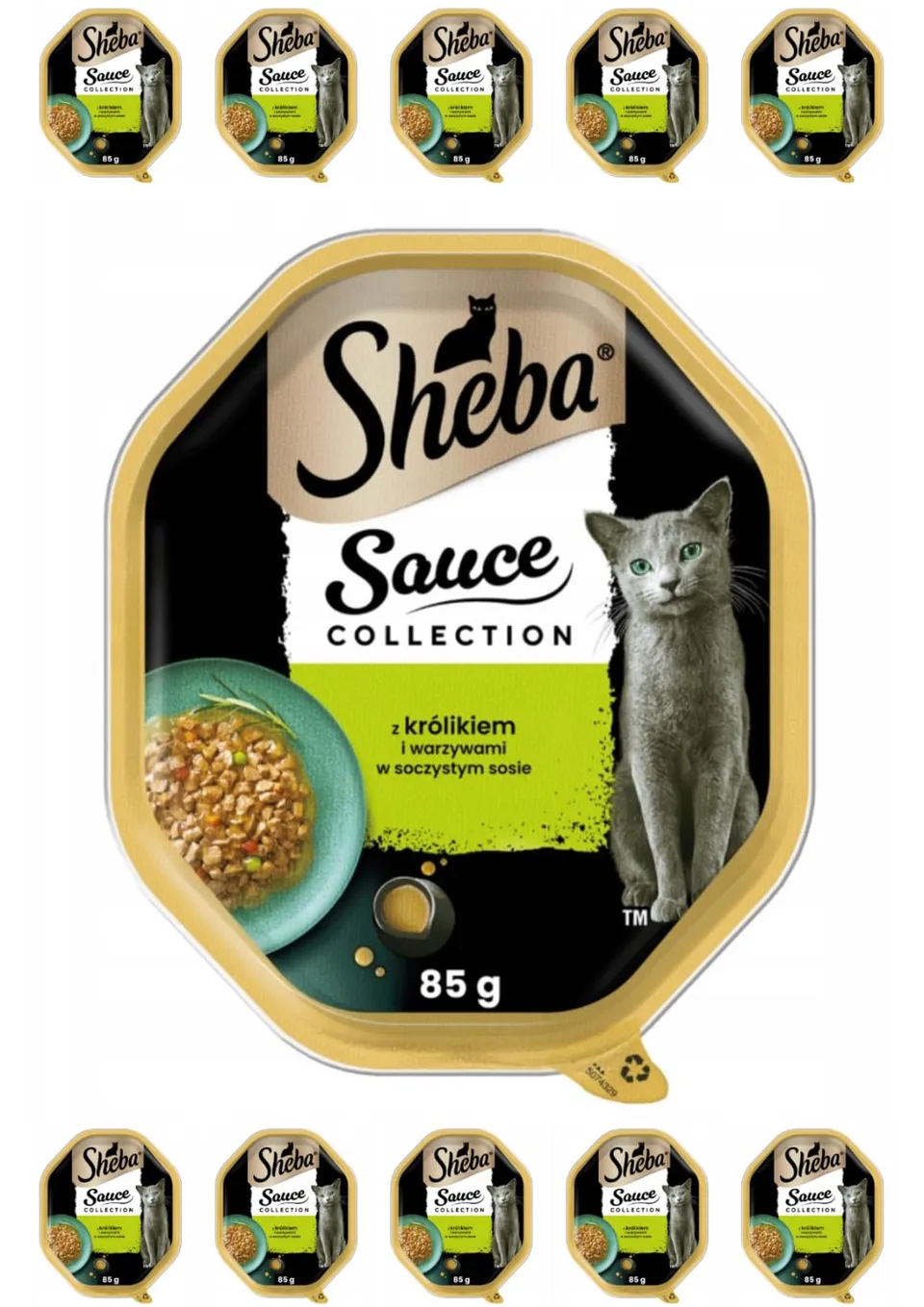 Sheba Sauce Collection Kaninchen Nassfutter 11x85g Gemüse