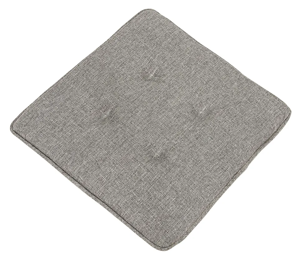 Dehner Premium Lovely Noah Sitzkissen 39x39 grau gesteppt