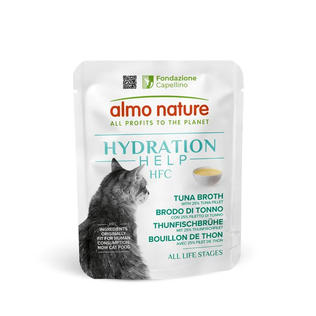 Almo Nature HFC Hydration Nassfutter Thunfisch 24x50g Brühe