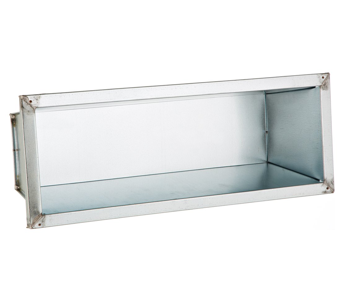 Dehner Gartencenter Blumenkasten Metall silber 50 cm