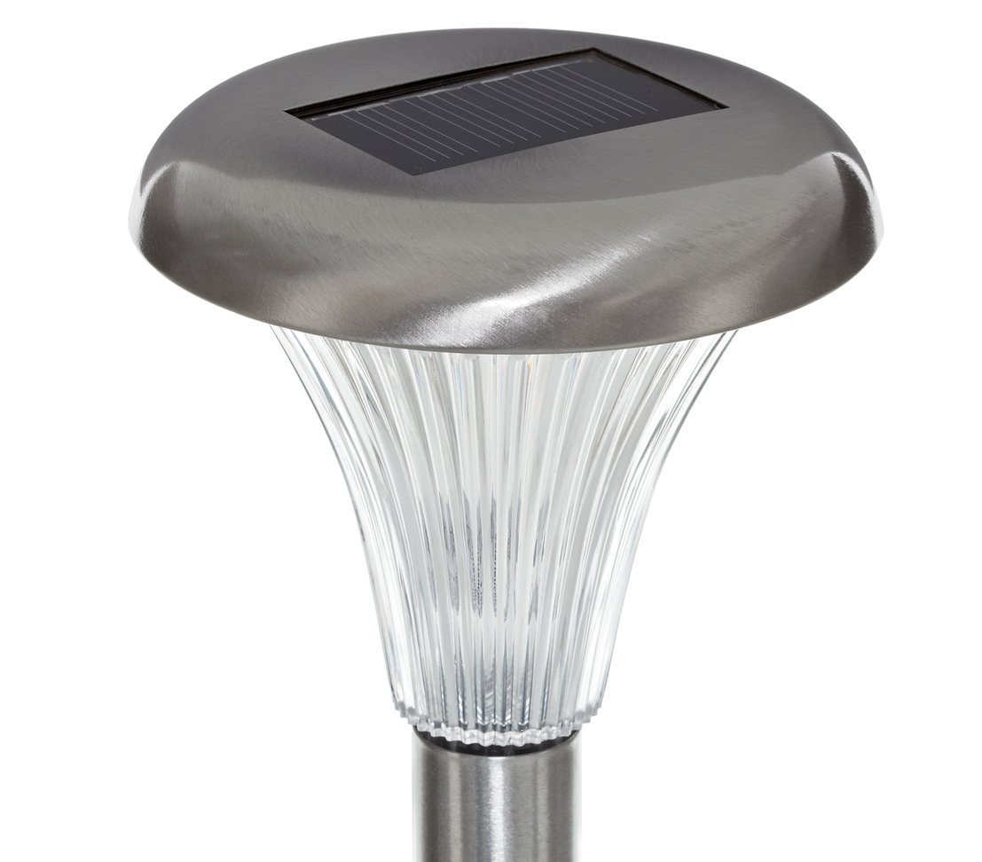 Dehner Living Capri Solarleuchte 3er Set silber 46 cm