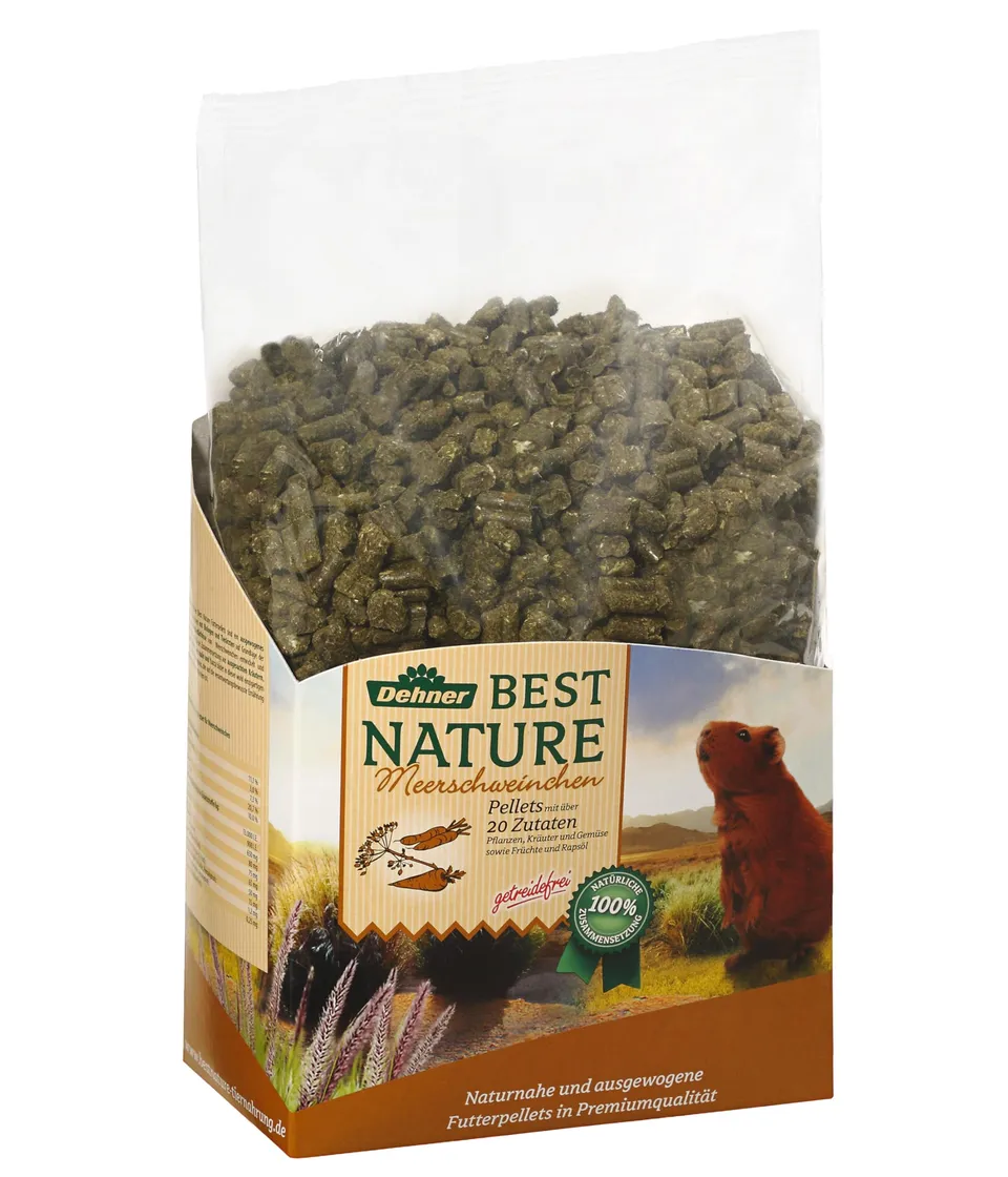 Dehner Best Nature Meerschweinchenfutter Pellets 3 kg getreidefrei