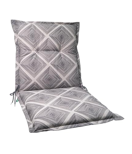 Dehner Molise Niederlehnerpolster Stuhlkissen taupe 50cm