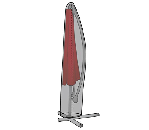 Dehner Deluxe Schutzhülle Ampelschirm Polyester anthrazit