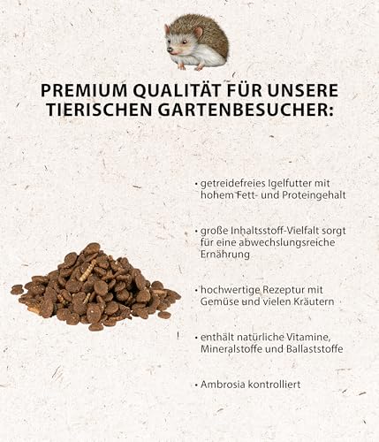Dehner Natura Premium Igelfutter Geflügel Kräuter 2 kg