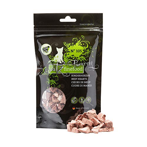 catz finefood Purrrrly N°105 Snack Rinderherzen 35g