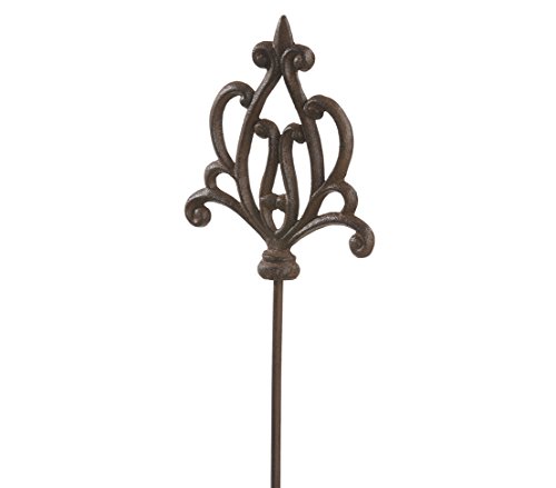 Dehner Ornament Gartenstab 140 cm Gusseisen 6er
