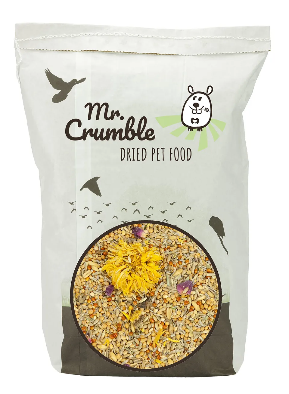 Mr. Crumble Welli-Topfit Wellensittichfutter 1kg Kräuter