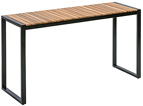 Dehner Balkontisch Chicago Wood 133cm Akazie braun schwarz