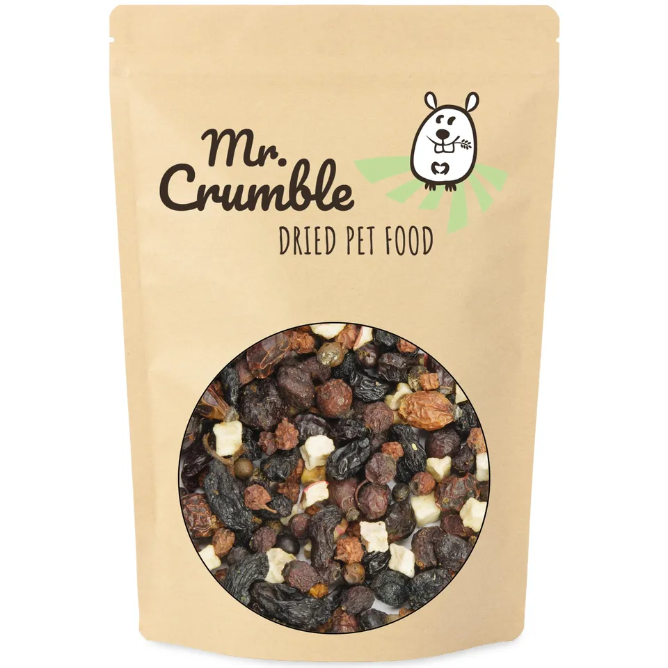Mr. Crumble Beeren-Beutel Vogelfutter 1000g Beeren Früchte