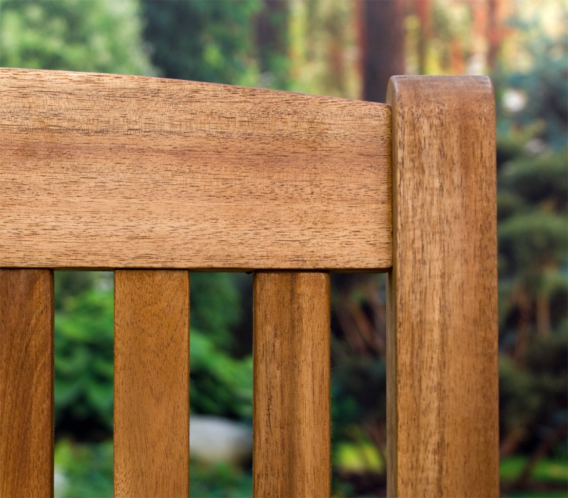 Dehner Oslo Gartenbank 3-Sitzer 150 cm Akazie Tisch