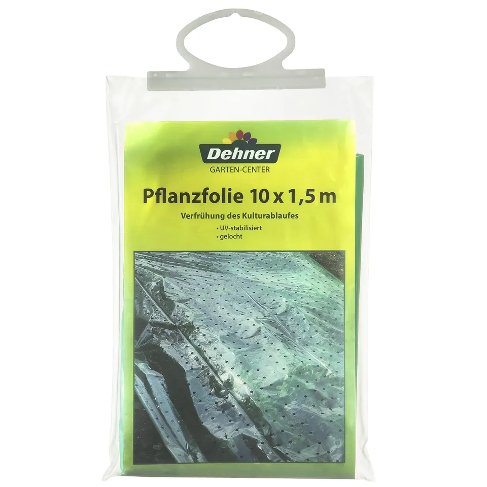 Dehner Pflanzfolie grün 10x1,5m gelocht UV-stabil