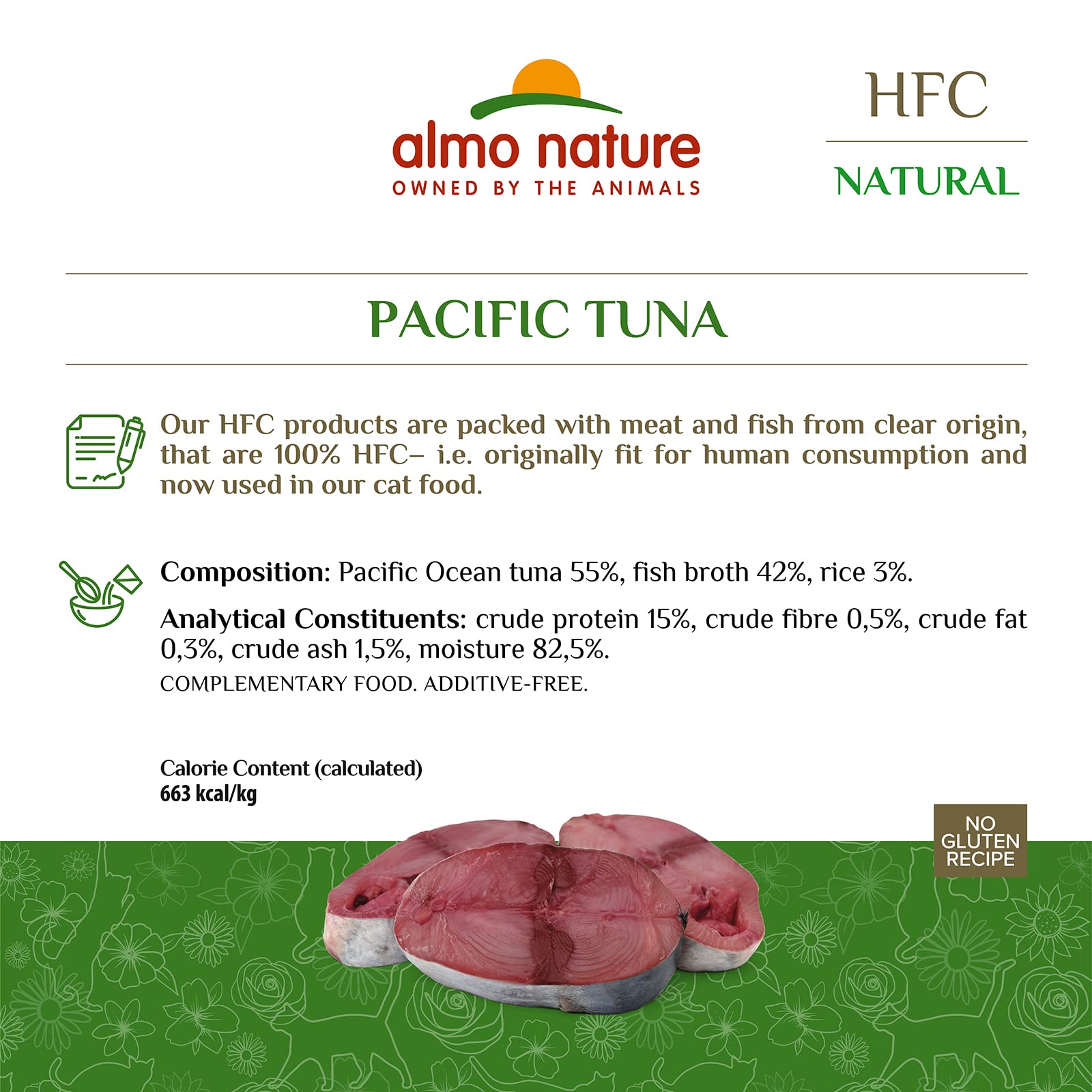 Almo Nature HFC Natural Nassfutter Pazifischer Thunfisch 24x150g Brühe
