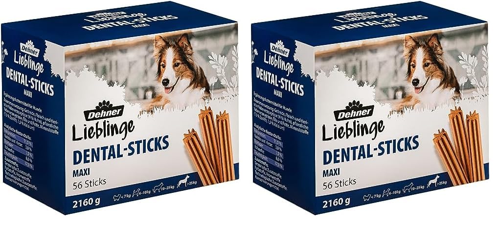 Dehner Dental Sticks Maxi Zahnpflegesnack Huhn 28 Stück zuckerfrei