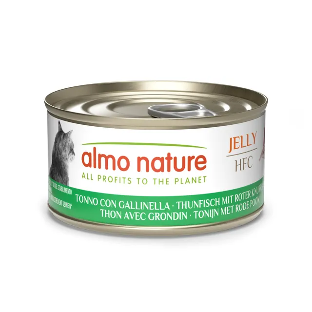 Almo Nature HFC Jelly Nassfutter Thunfisch Knurrhahn 70g 24er