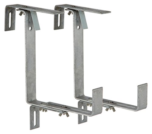 Dehner Profi Blumenkastenhalter Metall anthrazit 2 Stück
