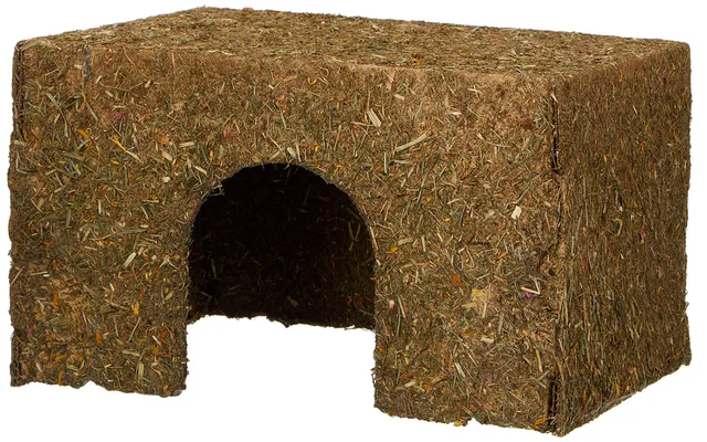 Dehner Premium Lovely Blüten-Heuhaus 300g Nager Snack