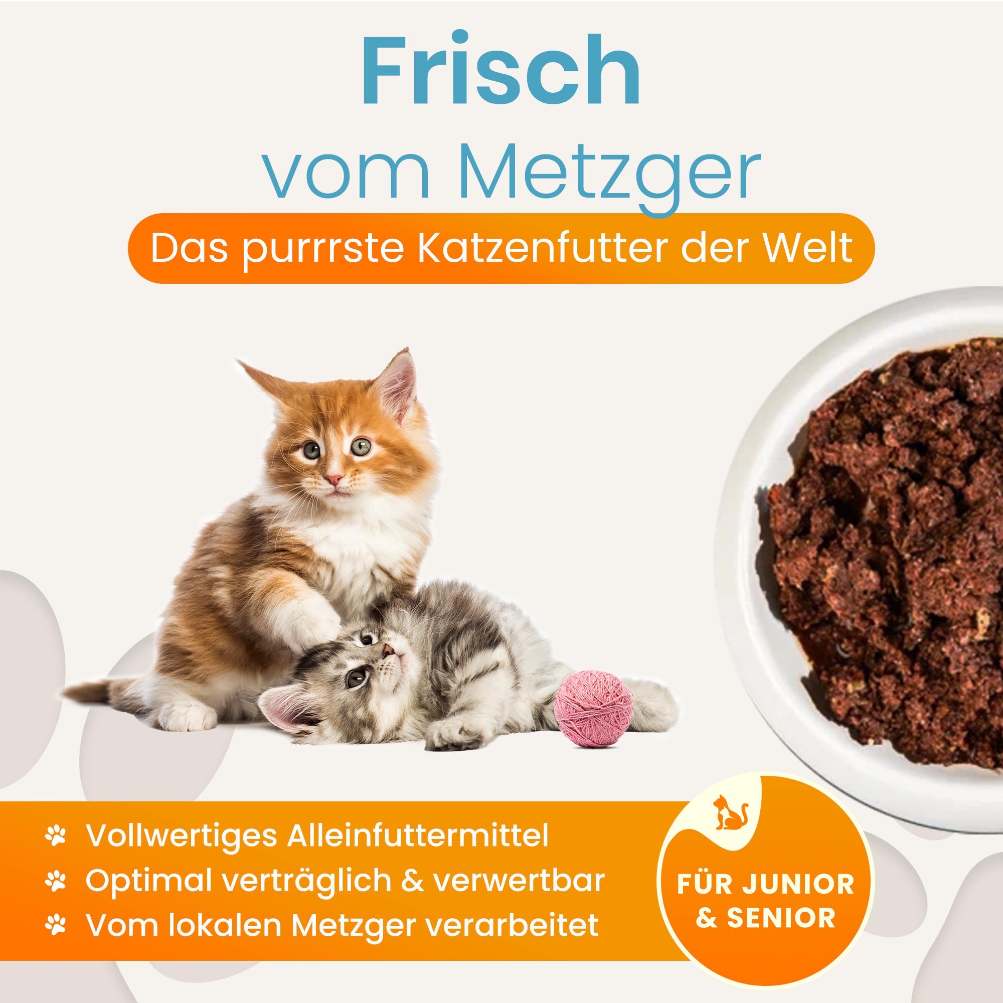 Lucky-Kitty Wild Nassfutter 200g hypoallergen Monoprotein