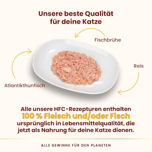 Almo Nature HFC Natural Light Meal Atlantik-Thunfisch Nassfutter 4x50g Light