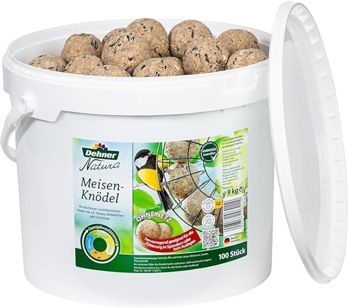 Dehner Natura Meisenknödel o. Netz Nuss 100x90g