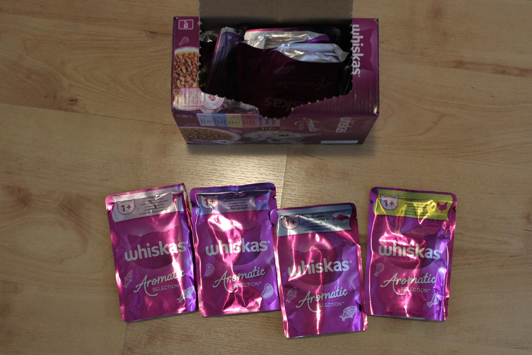 Whiskas Aromatic Gemischte Auswahl Nassfutter 48x85g Sauce