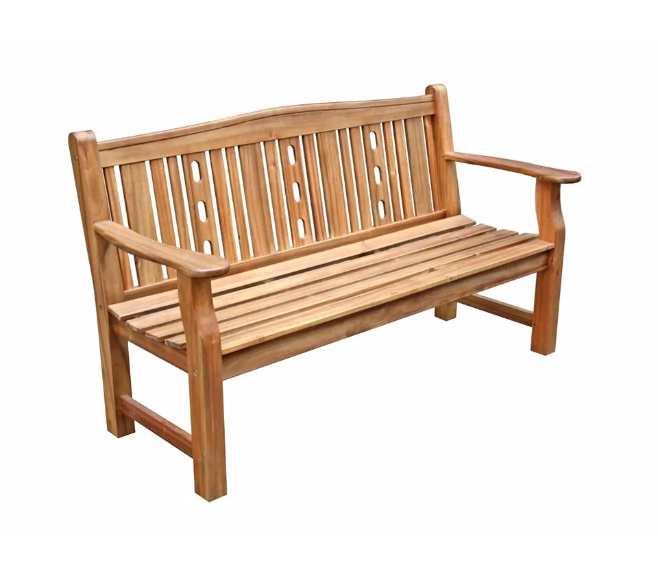 Dehner Bristol Gartenbank 3-Sitzer Akazie 157 cm