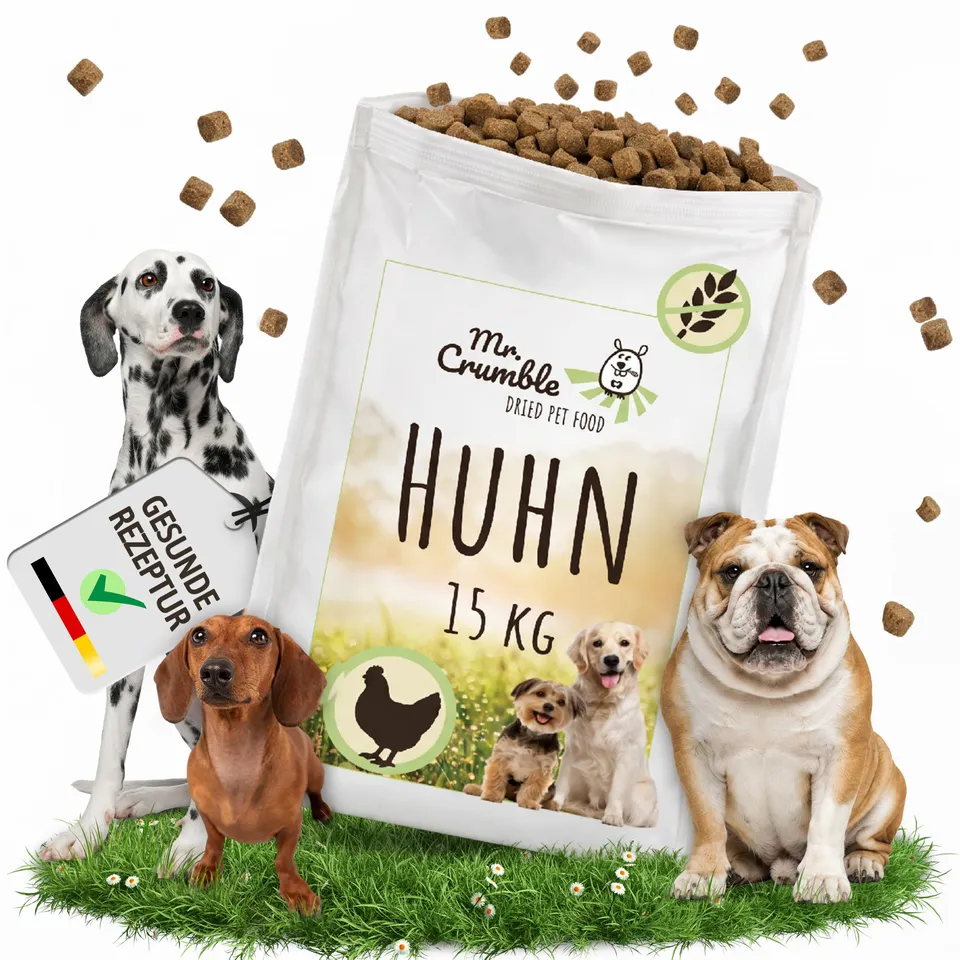 Mr. Crumble Huhn Adult Trockenfutter 15kg getreidefrei
