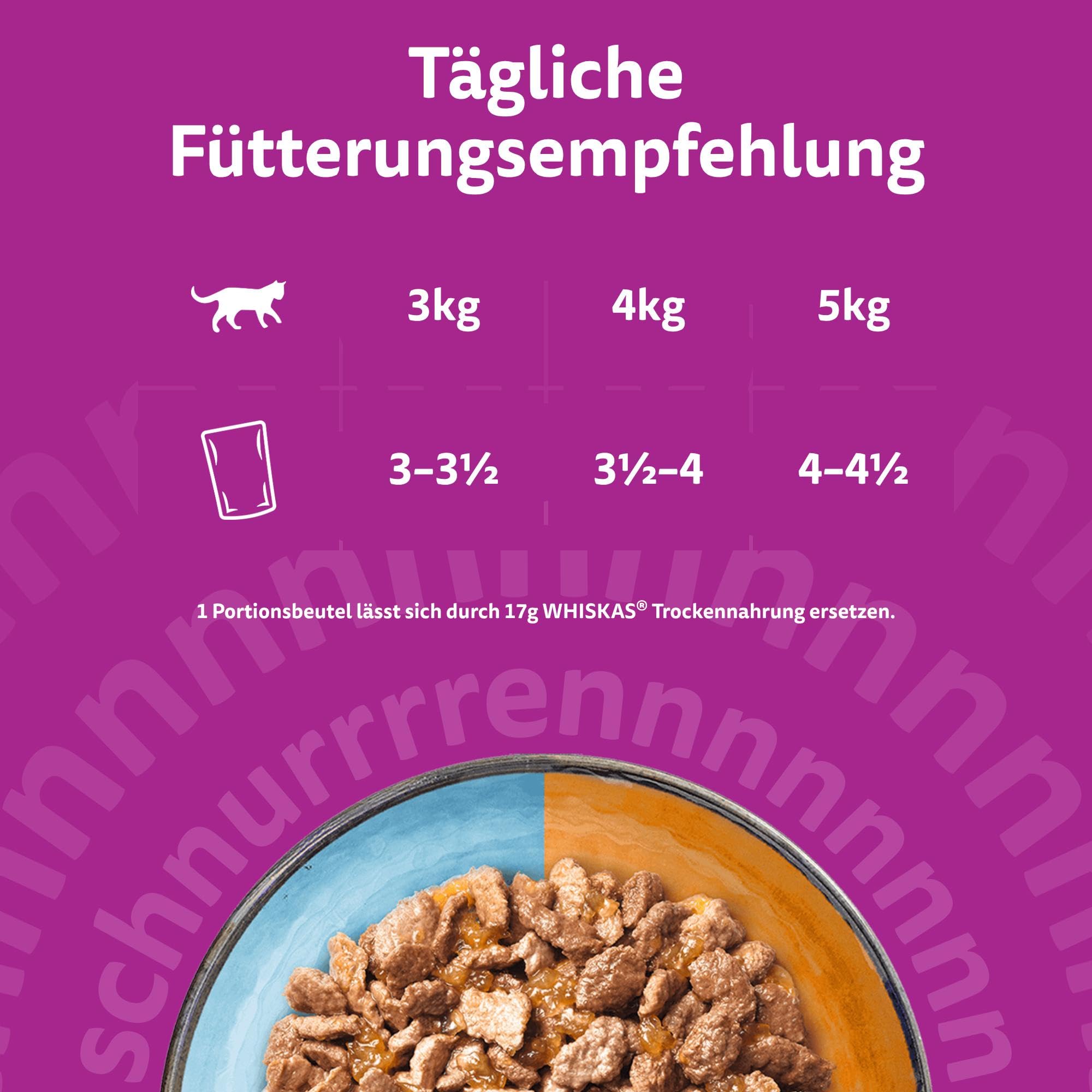 Whiskas Tasty Duo Nassfutter Surf & Turf Gelee 84x85g