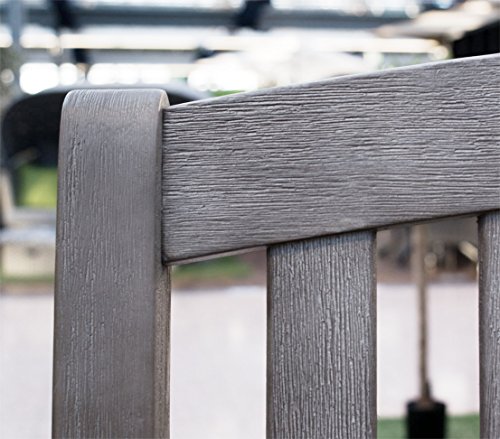 Dehner Skane Gartenbank 3-Sitzer 152 cm Akazie antikgrau