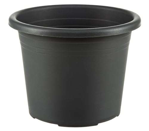 Dehner Cylindro Blumentopf Kunststoff anthrazit Ø 50 cm
