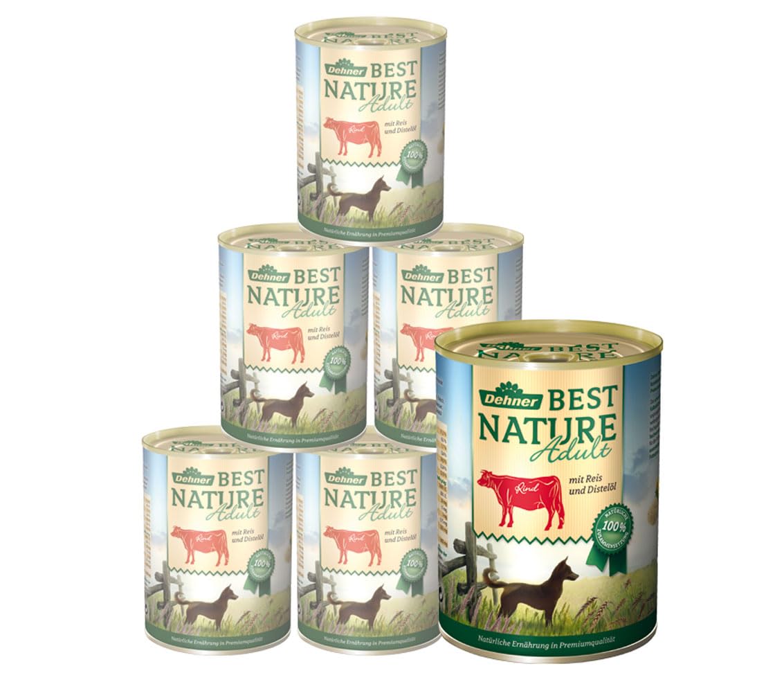 Dehner Best Nature Senior Nassfutter Lamm-Geflügel 6x800g