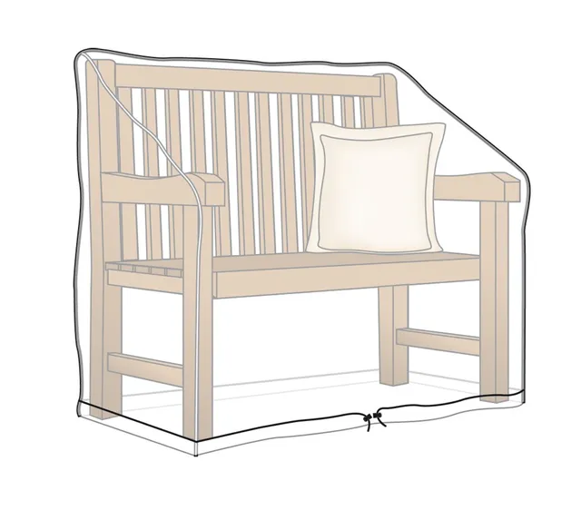 Dehner Gute Wahl Schutzhülle Gartenbank 130x75x80 transparent