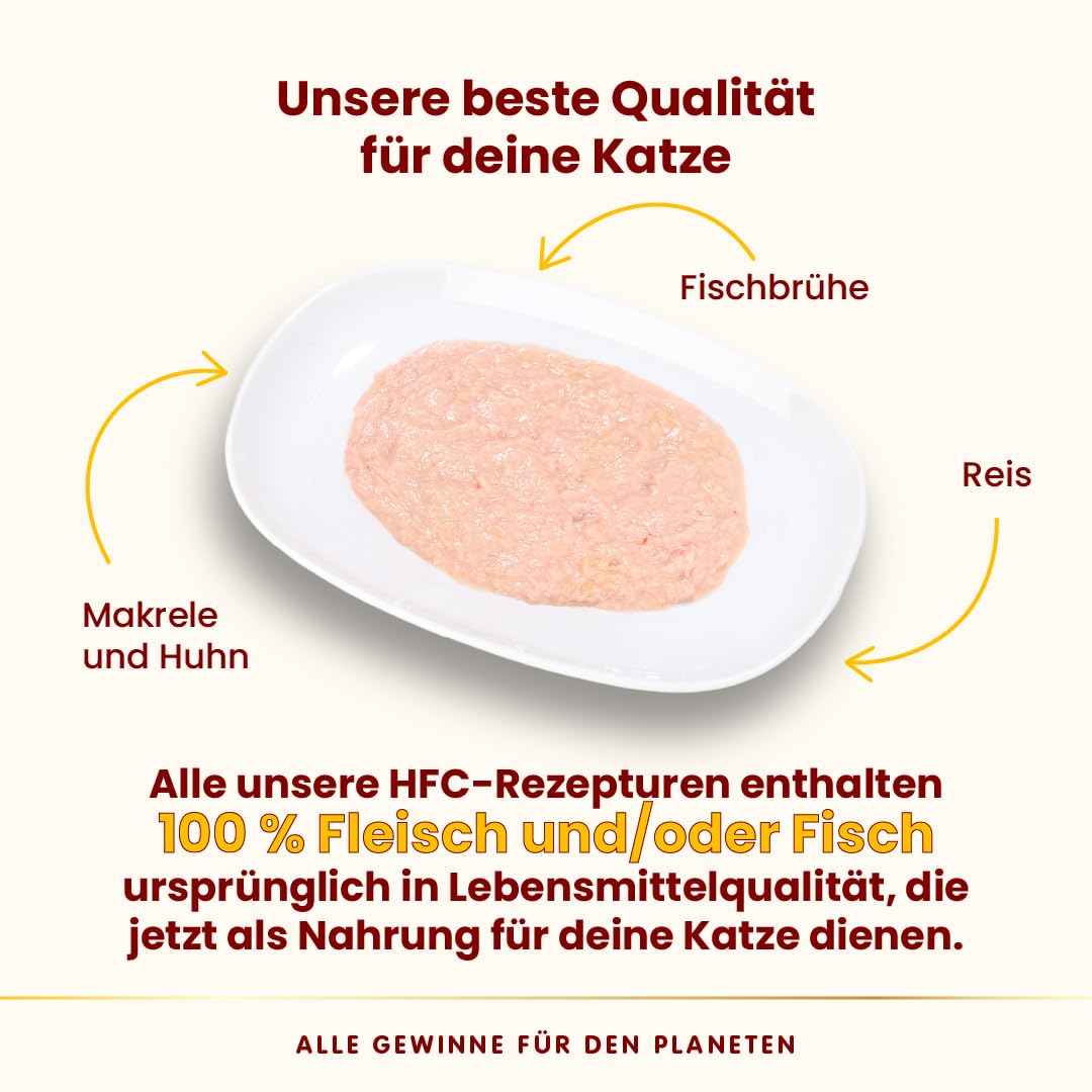 Almo Nature HFC Mousse Nassfutter Makrele & Huhn 24x70 g