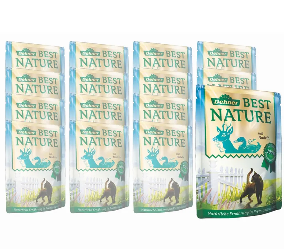 Dehner Best Nature Adult Nassfutter Wild Ente 16x85g