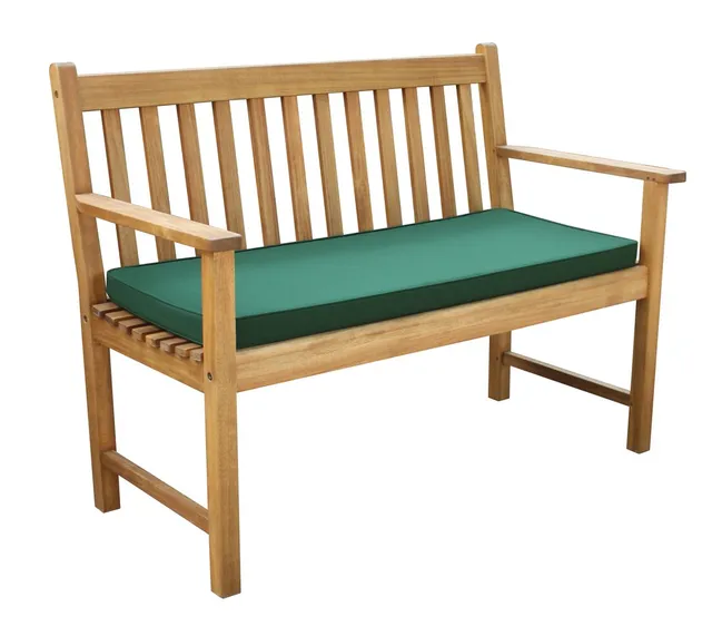 Dehner Mykonos Gartenbank 2-Sitzer 120 cm Akazienholz