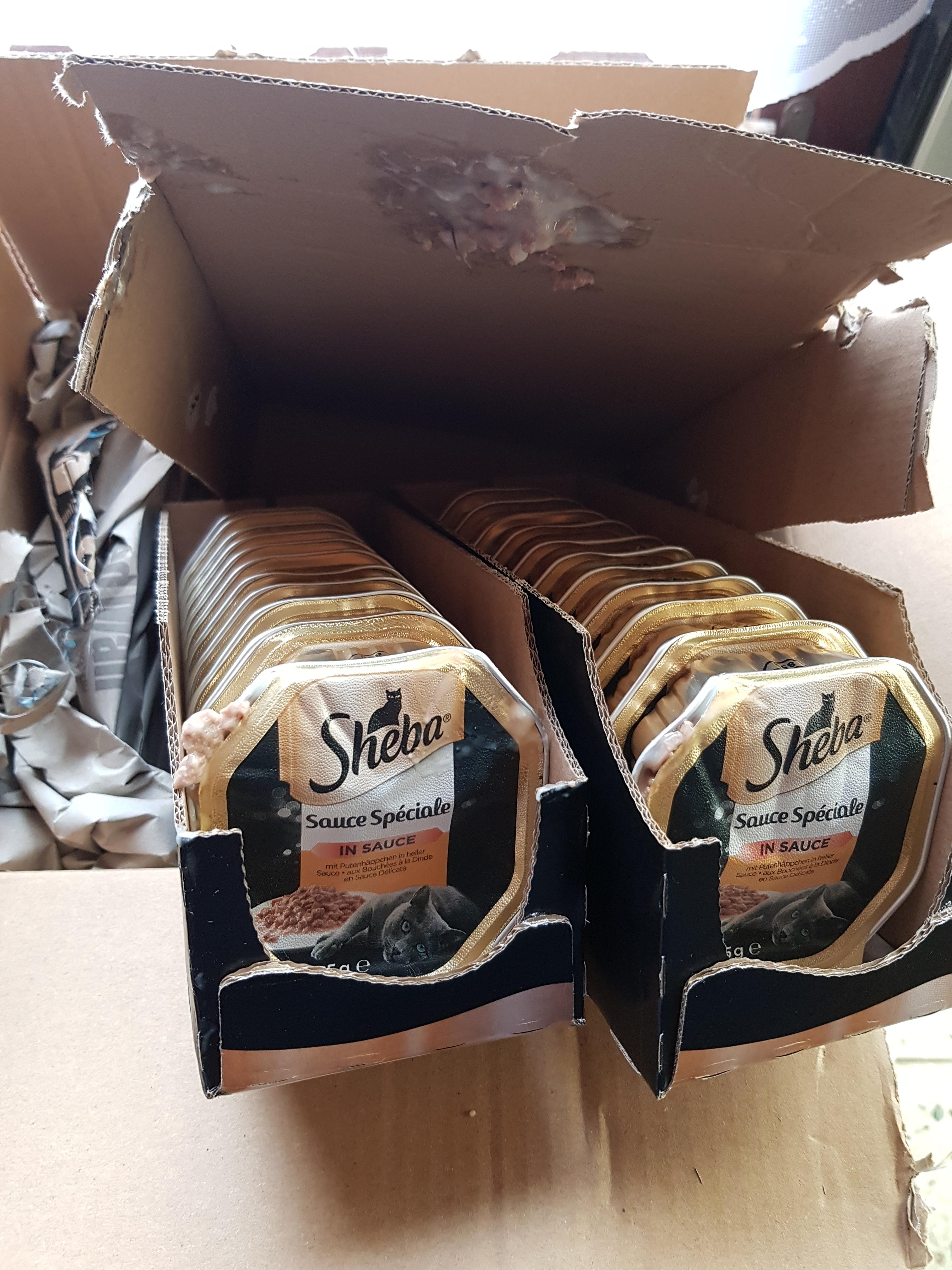 Sheba Sauce Spéciale Pute Nassfutter 22x85g helle Sauce
