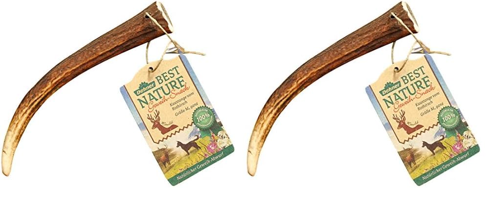 Dehner Best Nature Rothirsch-Geweih Hundesnack 100 g S geruchsarm