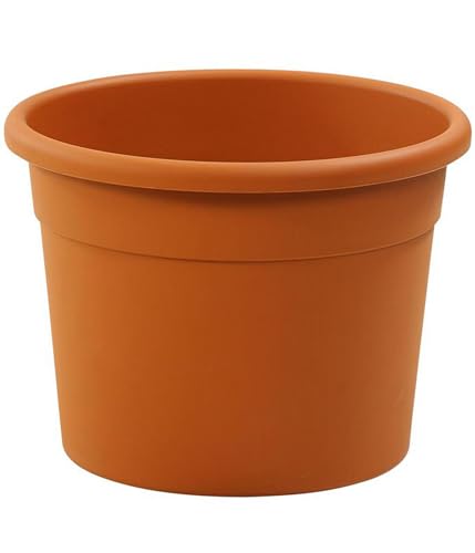 Dehner Cylindro XXL Blumentopf orange Ø70 cm H52 cm