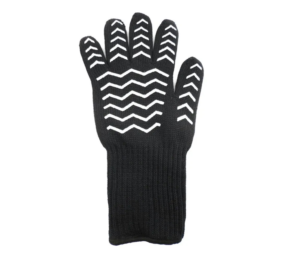 Dehner Grillhandschuh Größe L schwarz Silikon