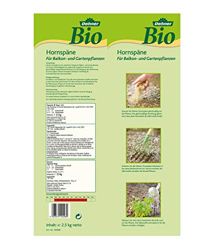 Dehner Bio Hornspäne Naturdünger 2,5 kg Langzeit