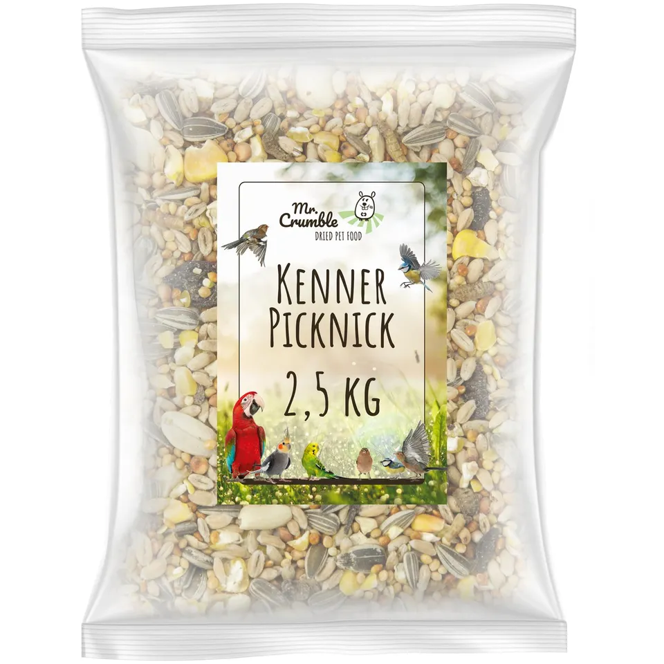 Mr. Crumble Kenner-Picknick Vogelfutter 2,5kg mit Insekten