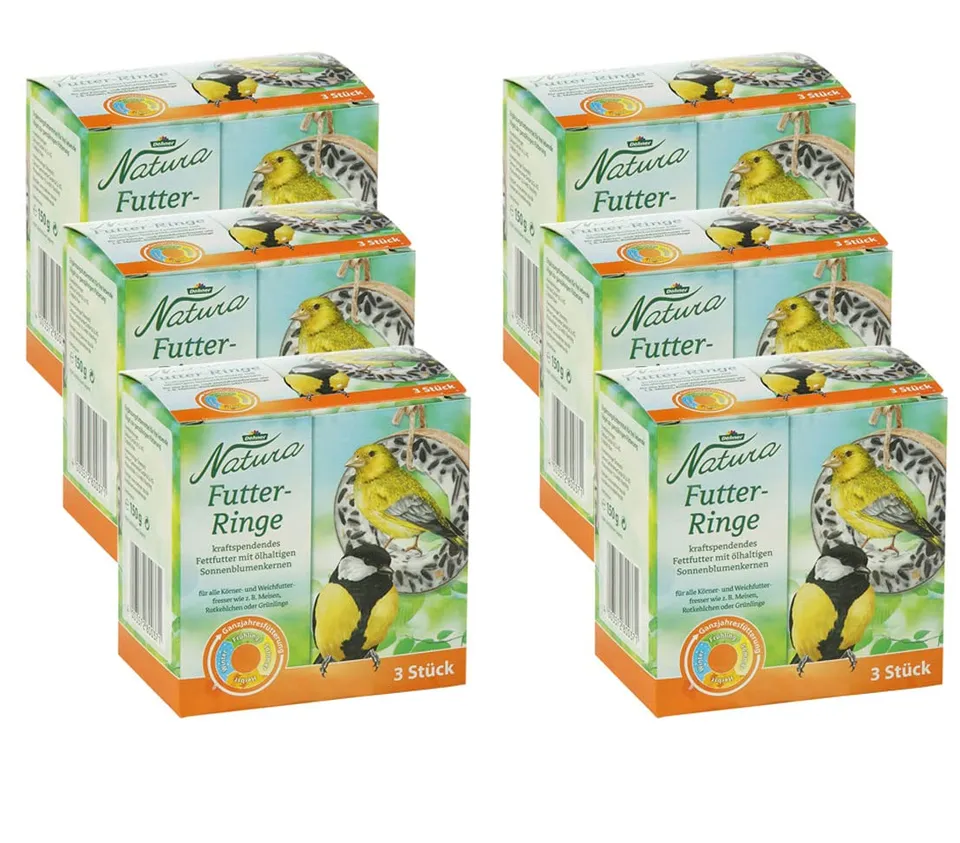 Dehner Natura Wildvogelfutter-Ringe 18 Stück 900 g